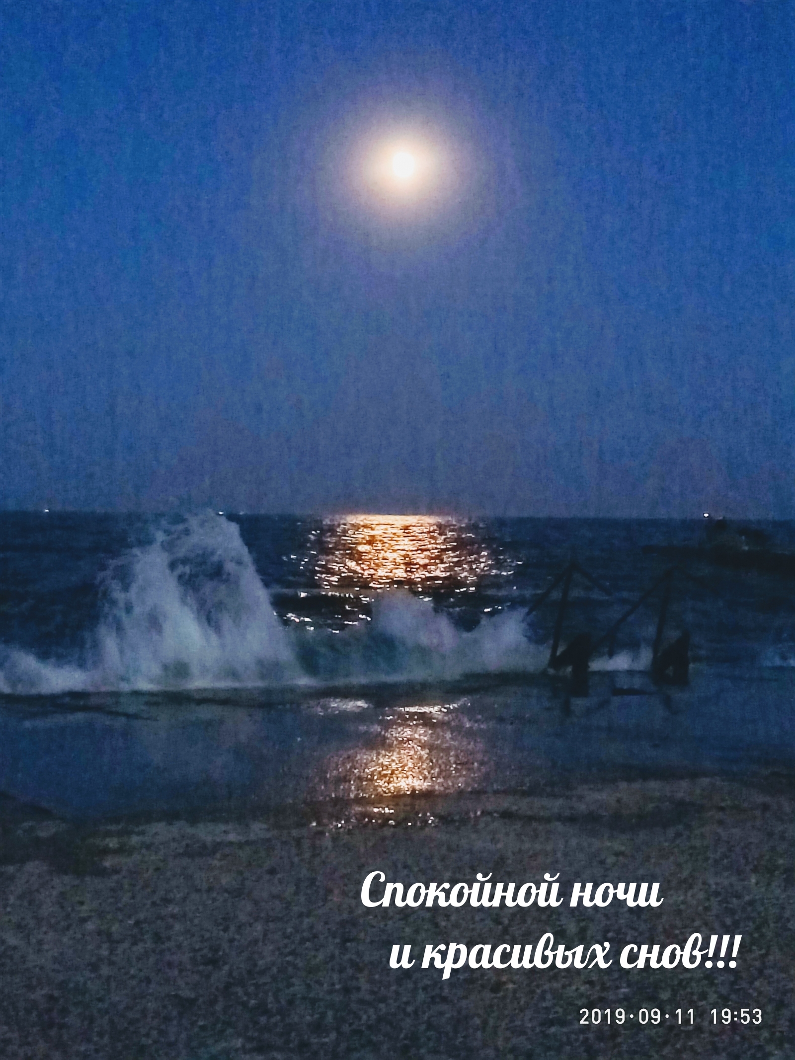Спокойной ночи и красивых снов!!!