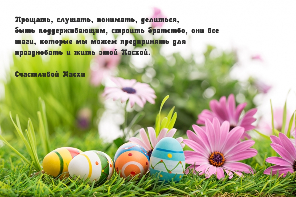 Прощать, слушать, понимать, делиться