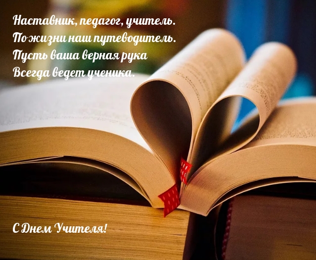 Наставник, педагог, учитель!