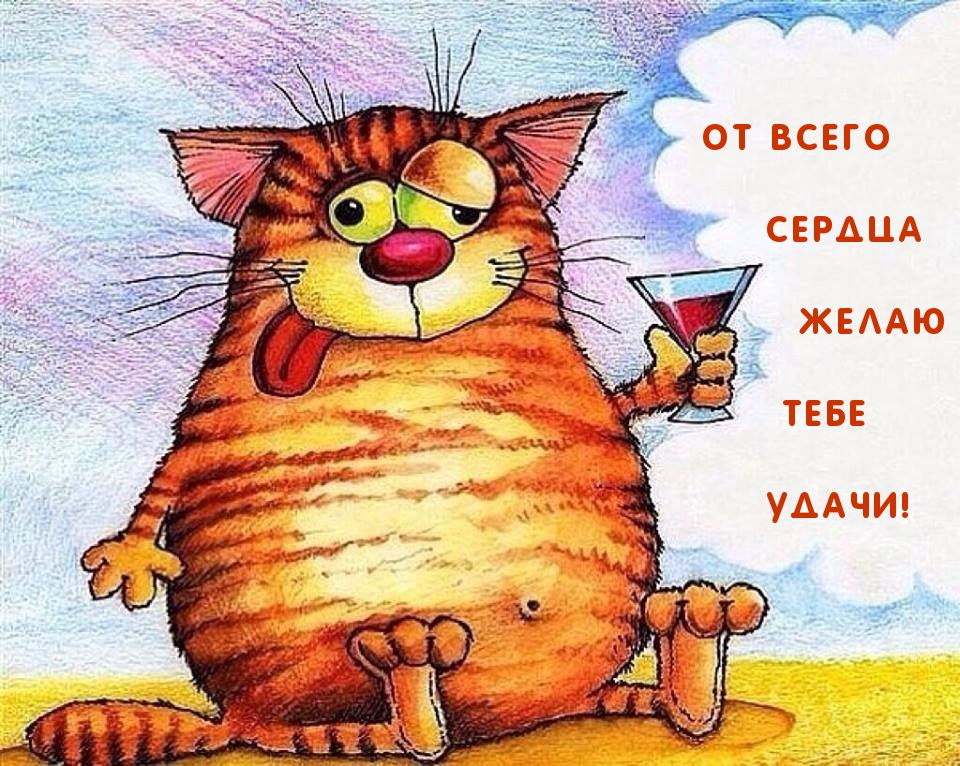 От всего сердца желаю тебе удачи!