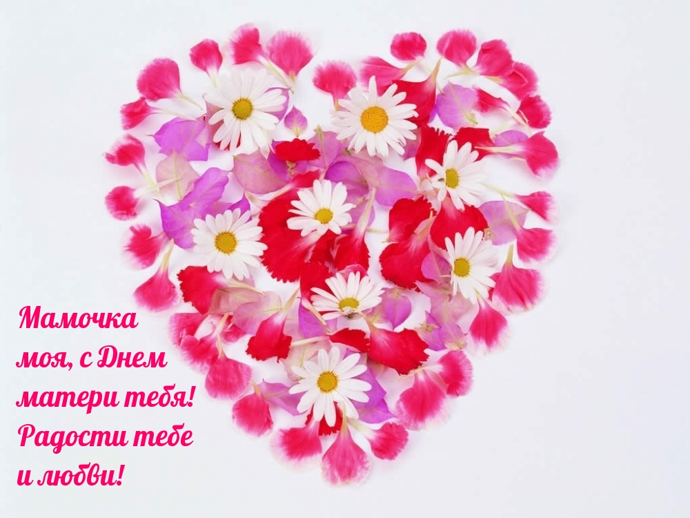 Мамочка моя, с Днем матери тебя!