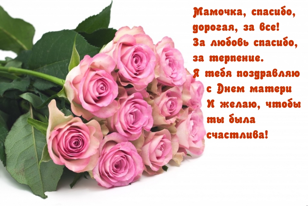 Я тебя поздравляю с Днем матери