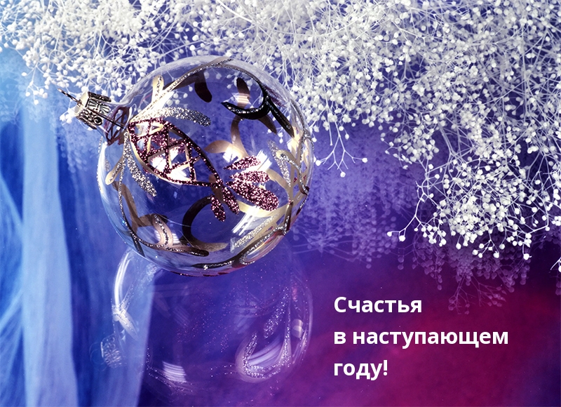 Счастья в наступающем году!