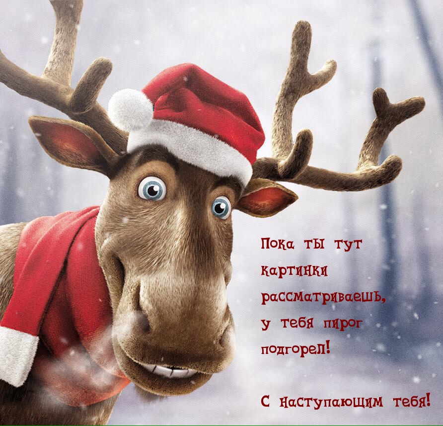 С наступающим тебя!