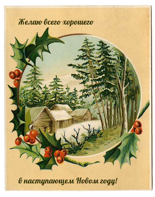 Желаю всего хорошего в наступающем Новом году!