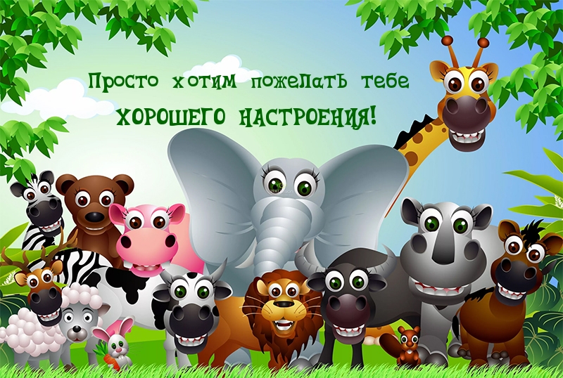 Просто хотим пожелать тебе ХОРОШЕГО НАСТРОЕНИЯ!
