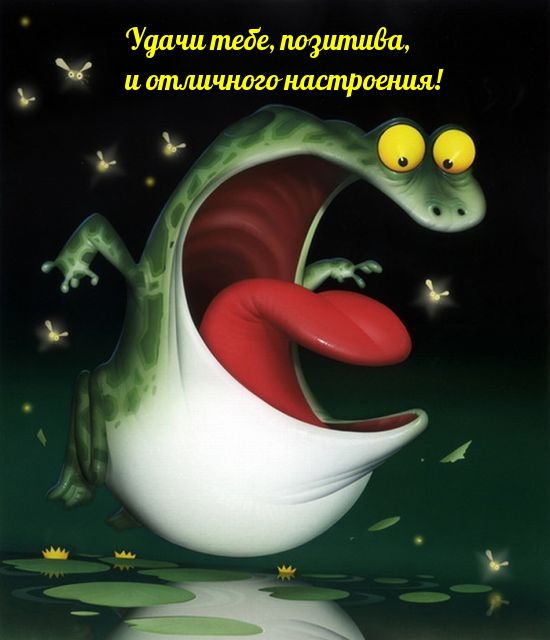 Удачи тебе, позитива, и отличного настроения!