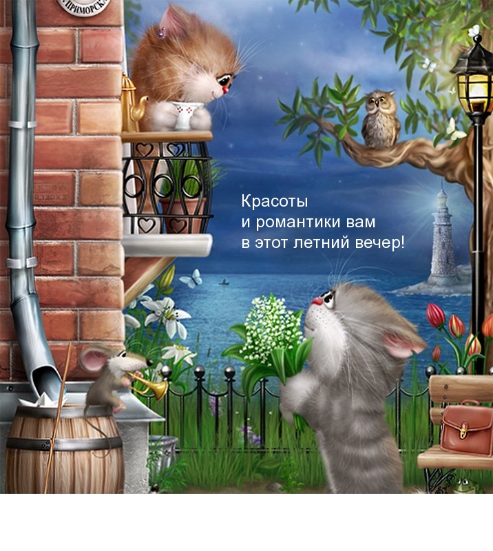 Красоты и романтики вам в этот летний вечер!