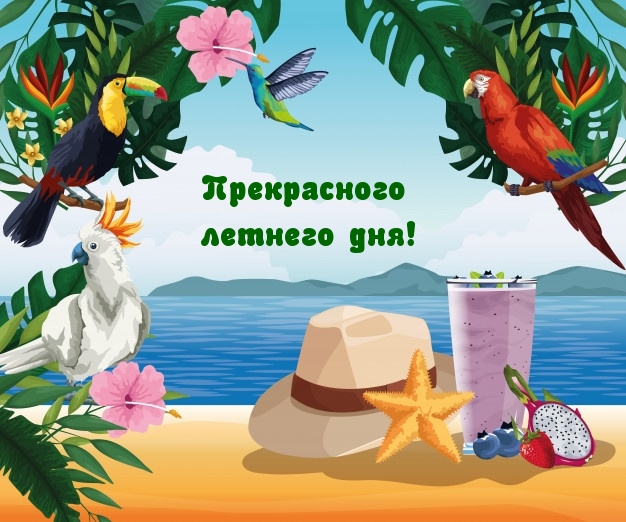 Прекрасного летнего дня!