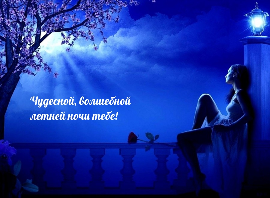 Чудесной, волшебной летней ночи тебе!