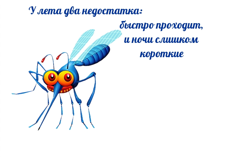 У лета два недостатка