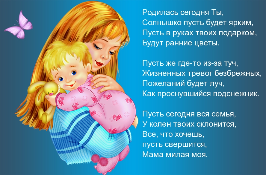 Милая мама моя, с днем рождения!