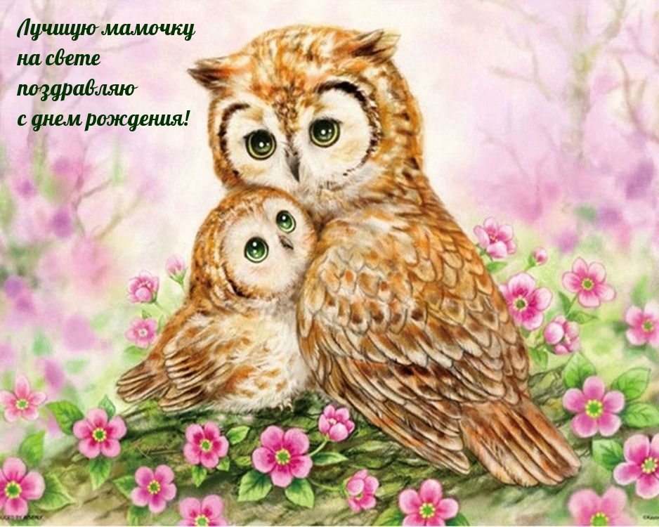 Лучшую мамочку на свете поздравляю с днем рождения!