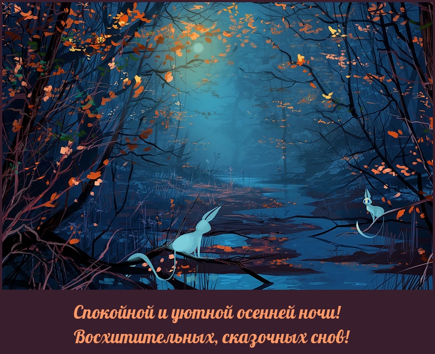 Спокойной и уютной осенней ночи!