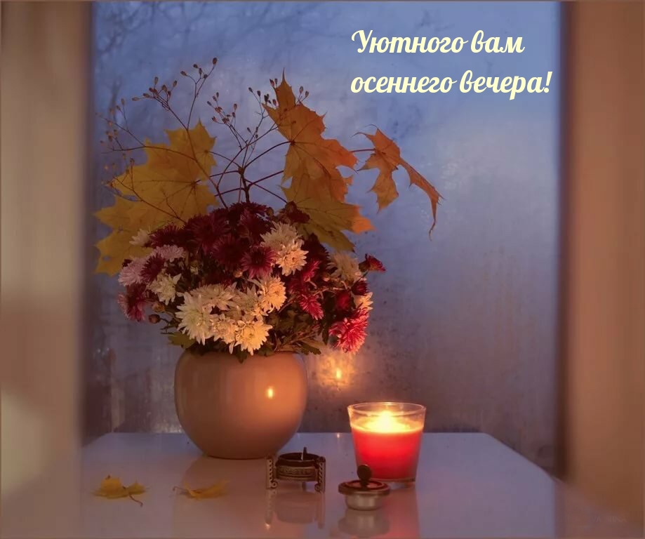 Уютного вам осеннего вечера!