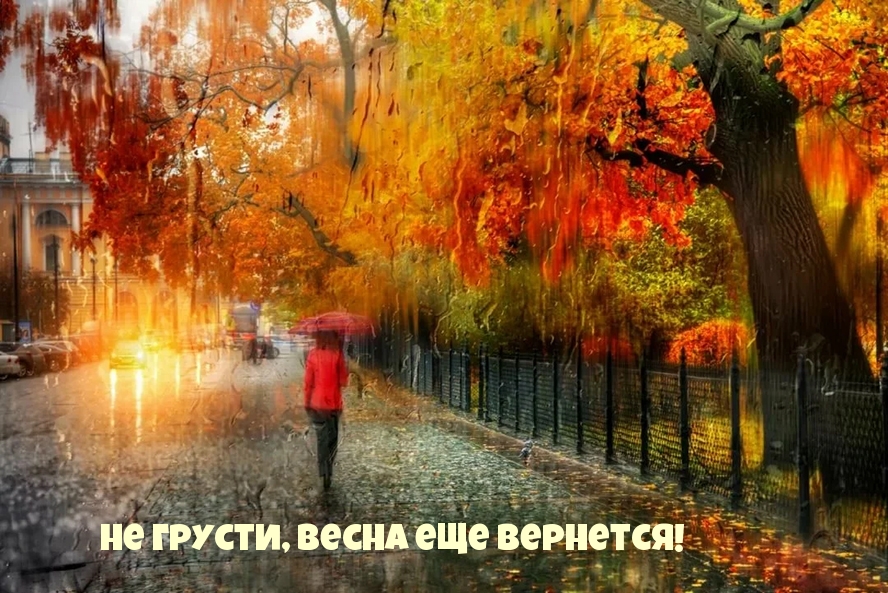 Не грусти, весна еще вернется!