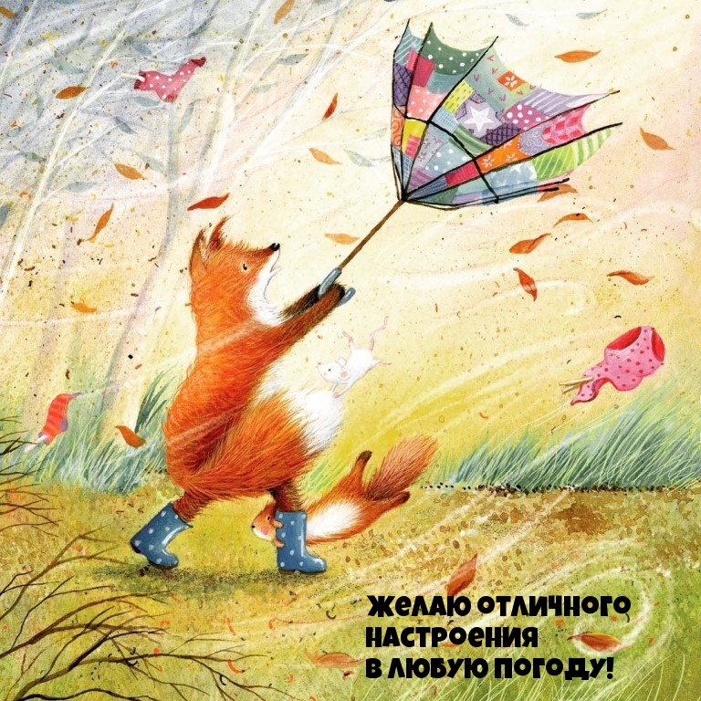 Желаю отличного настроения в любую погоду!