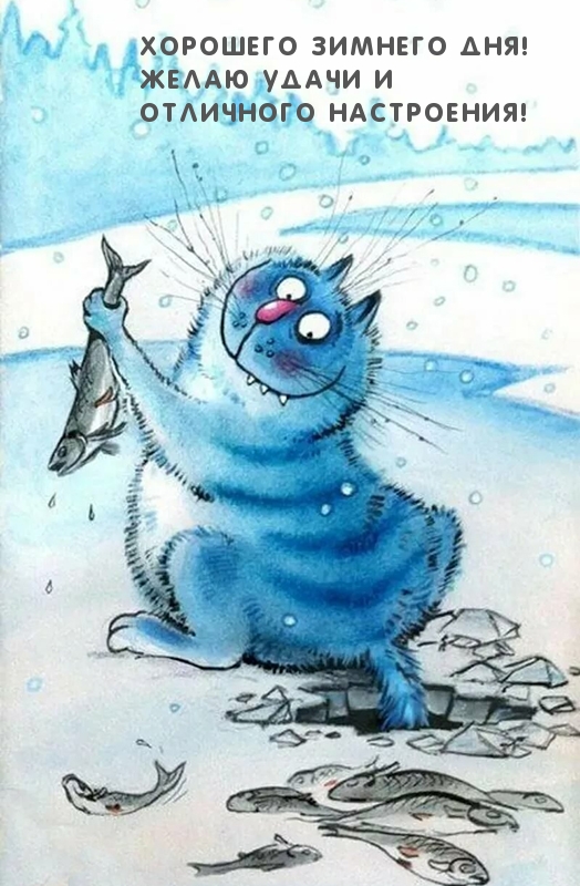 Хорошего зимнего дня! Желаю удачи!
