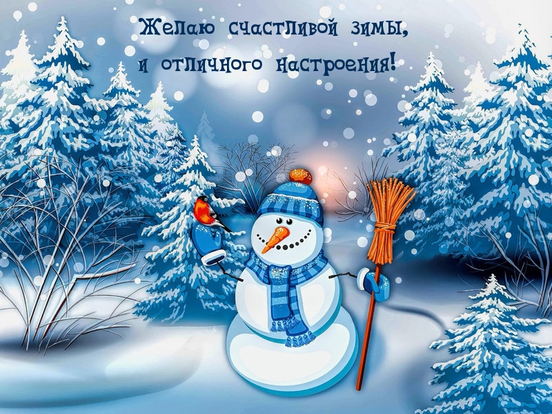 Желаю счастливой зимы, и отличного настроения!