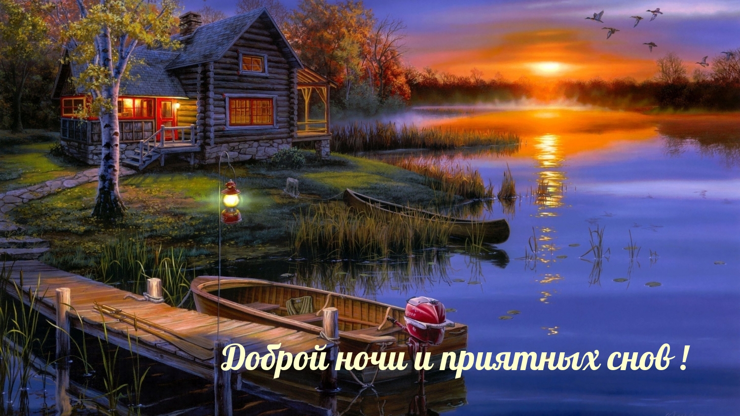 Доброй ночи и приятных снов!