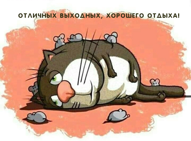 Отличных выходных, хорошего отдыха!
