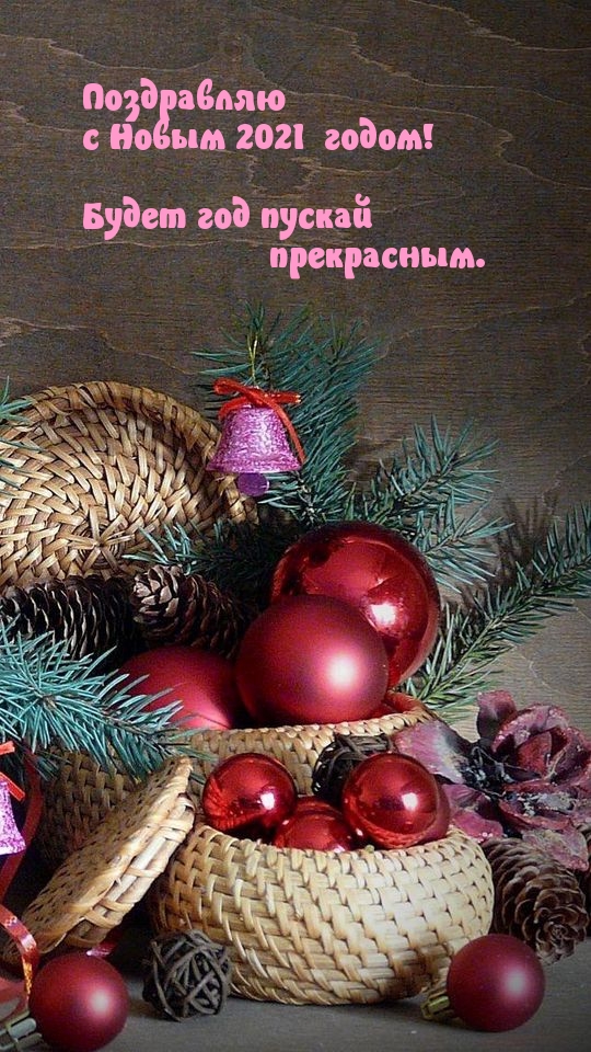 Поздравляю  с Новым 2021  годом!