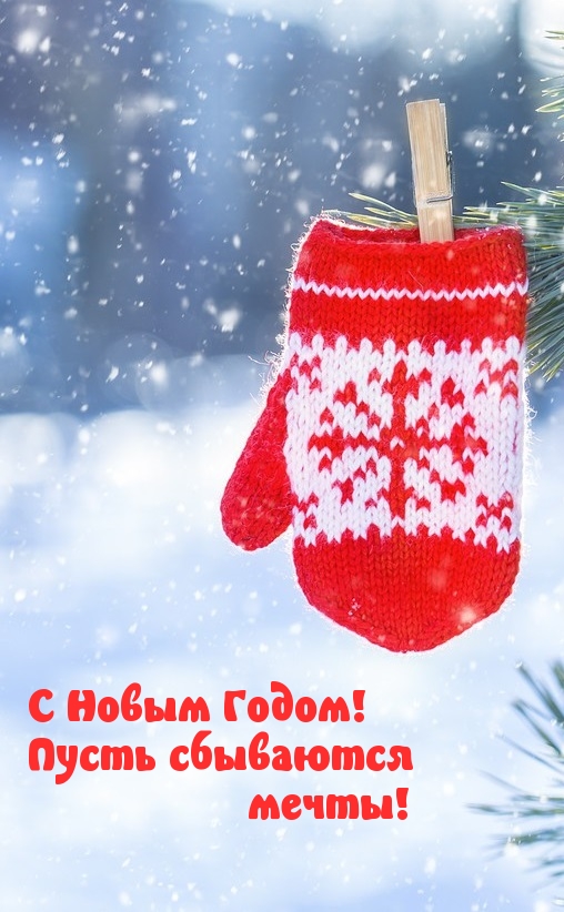 С Новым Годом! Пусть сбываются мечты!