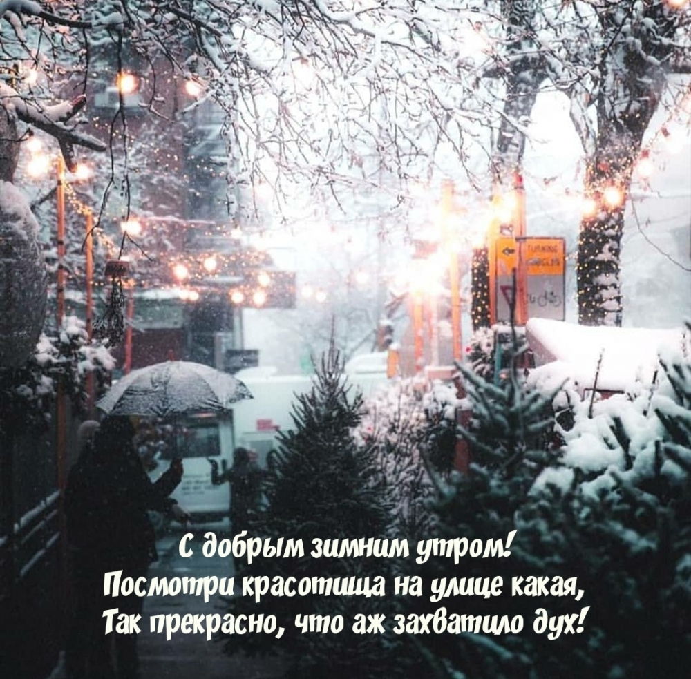 С добрым зимним утром!