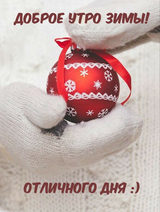 Доброе утро зимы! Отличного дня :)