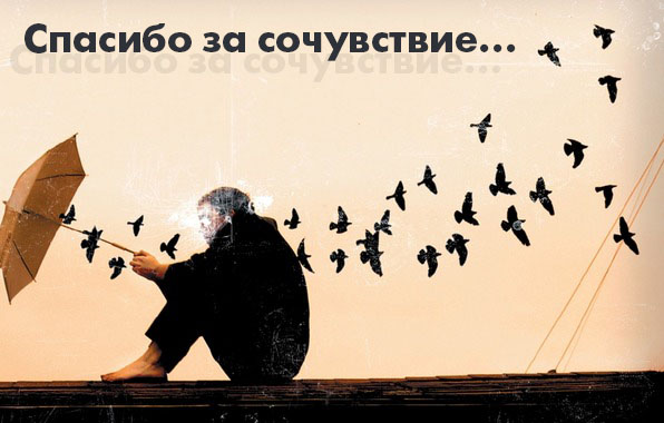 Спасибо за сочувствие