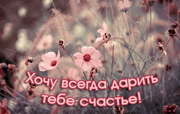 Хочу дарить тебе счастье!
