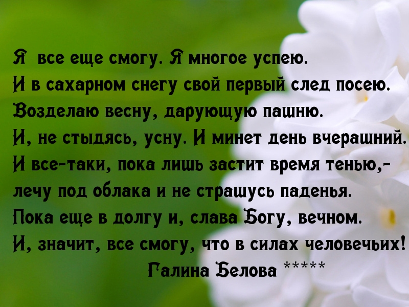 А я смогу, а я успею!