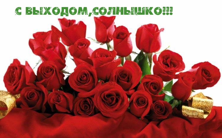 С ВЫХОДОМ,СОЛНЫШКО!!!