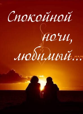 Спокойной ночи, любимый…