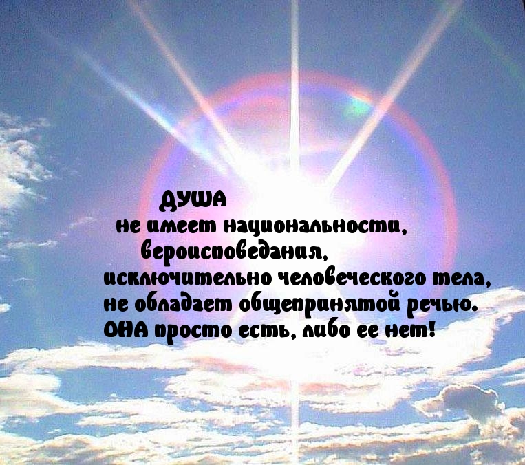Картинки с надписями. Душа или есть, или нет.