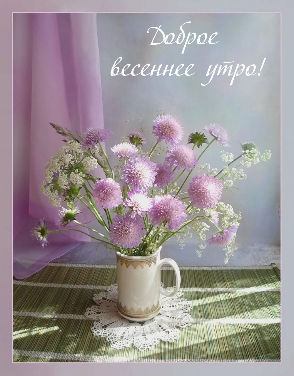 Доброе весеннее утро!