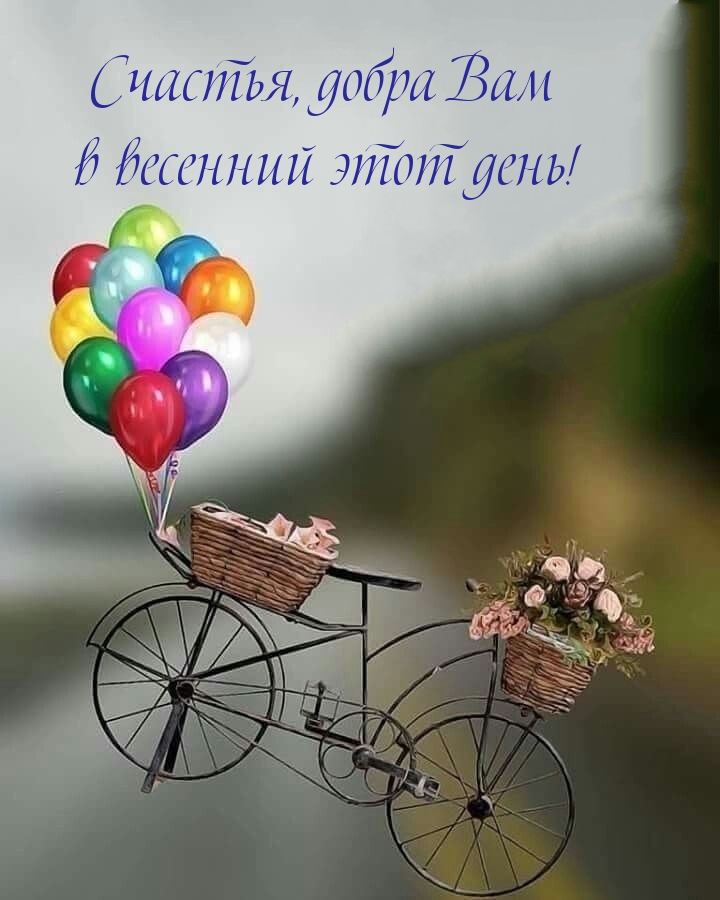 Счастья, добра Вам в весенний этот день!