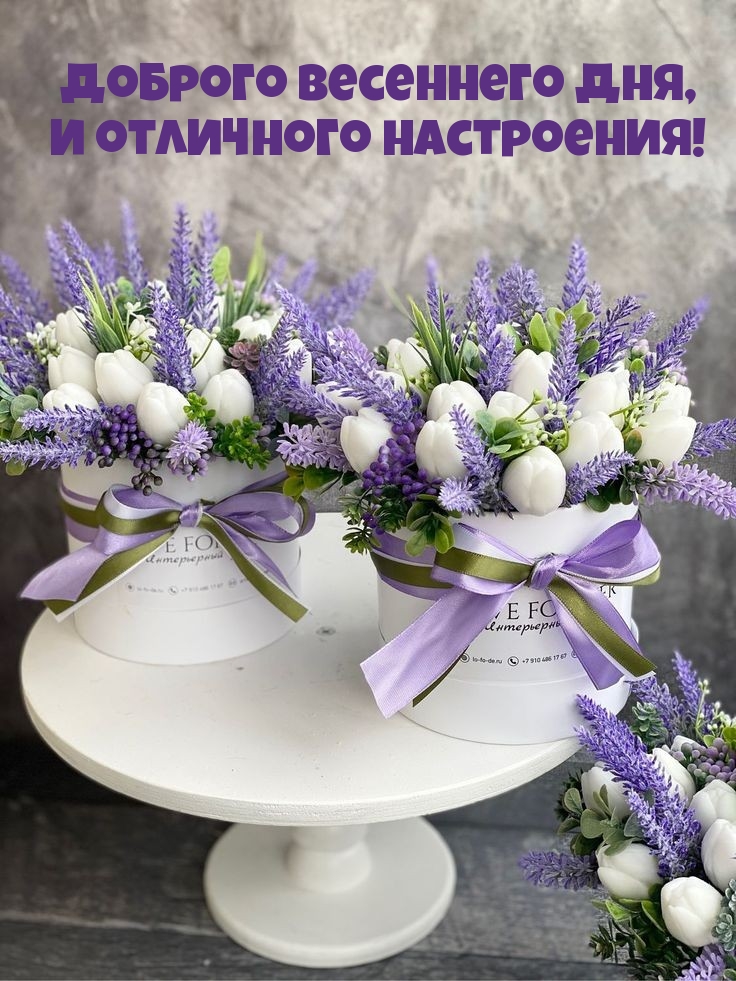 Доброго весеннего дня, и отличного настроения!