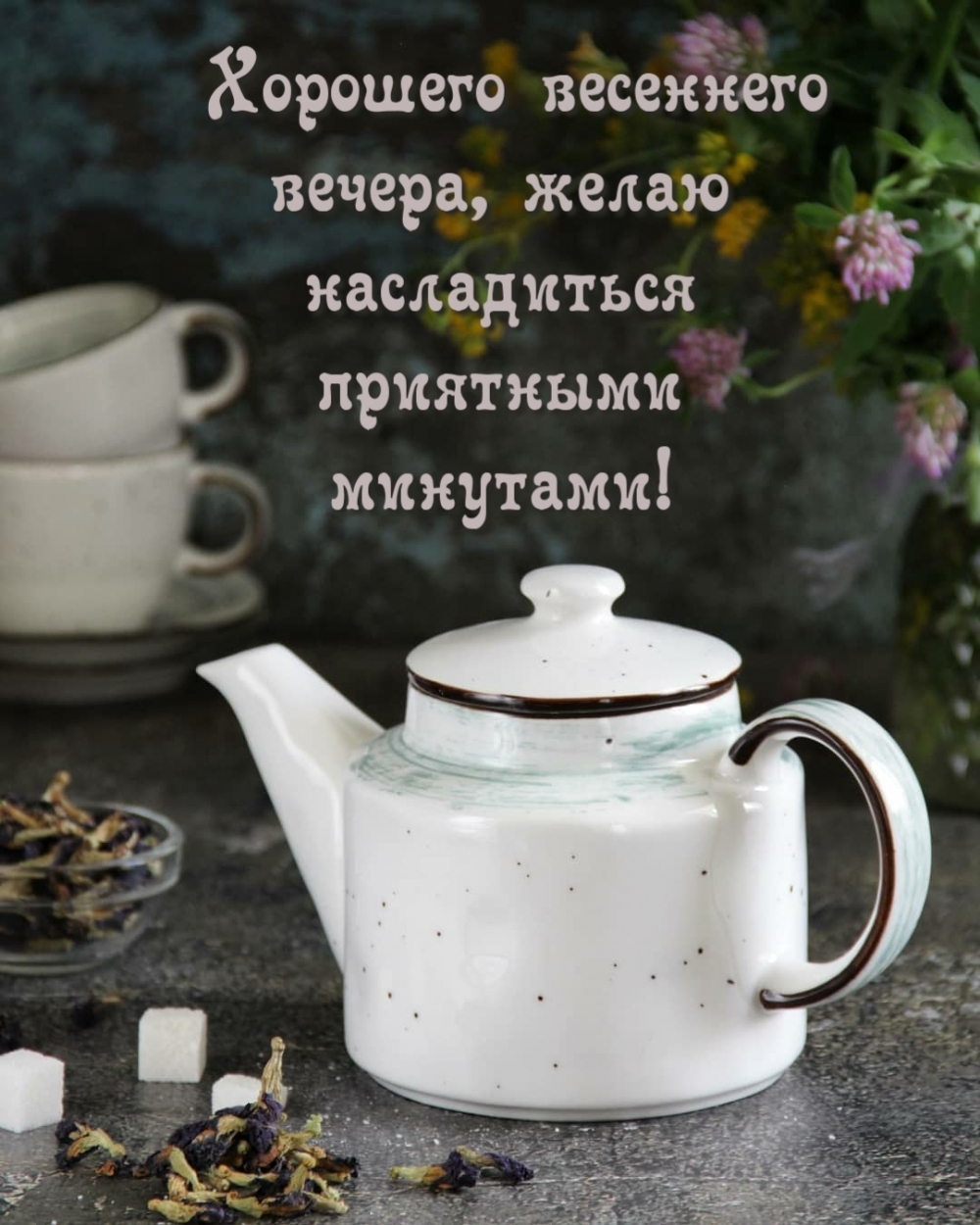 Хорошего весеннего вечера, желаю насладиться приятными минутами!