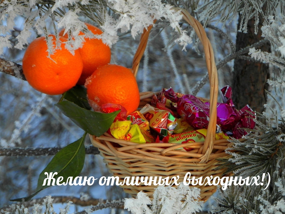 Желаю отличных выходных!)