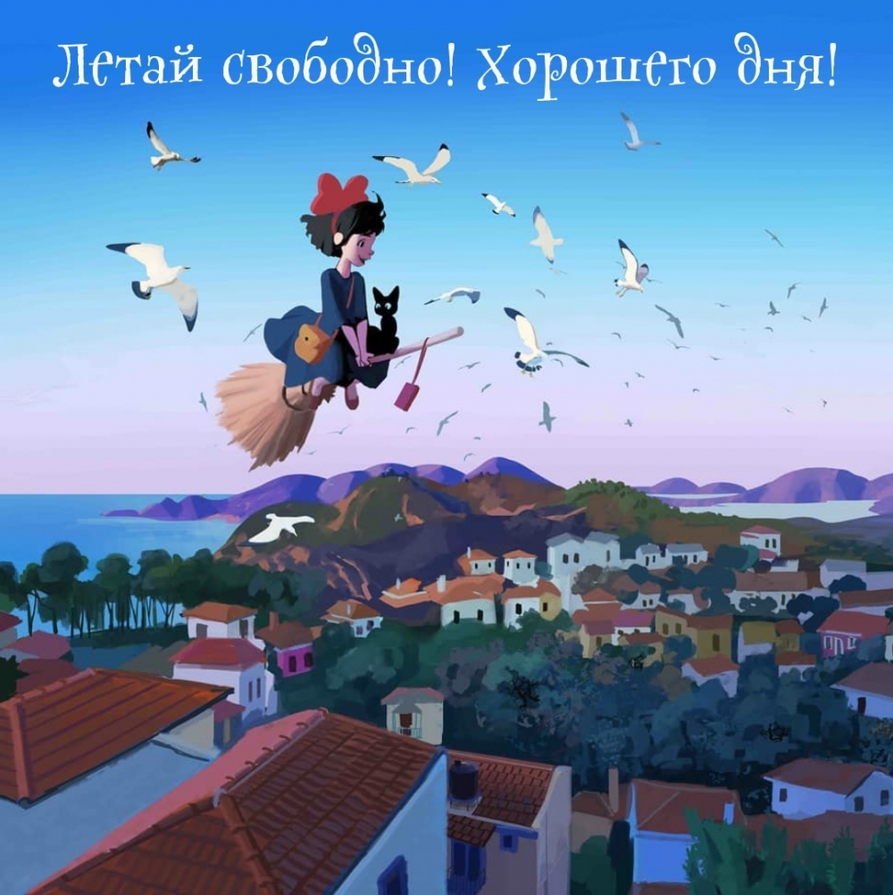 Летай свободно! Хорошего дня!