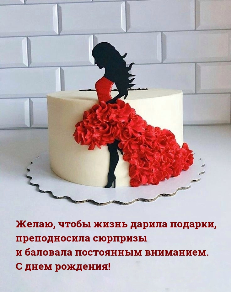 С днем рождения! Желаю, чтобы жизнь дарила подарки