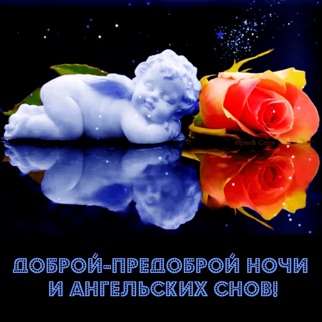 Доброй-предоброй ночи и ангельских снов!