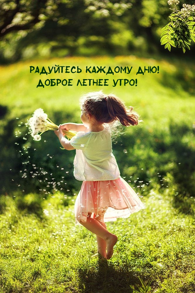 Радуйтесь каждому дню! Доброе летнее утро!