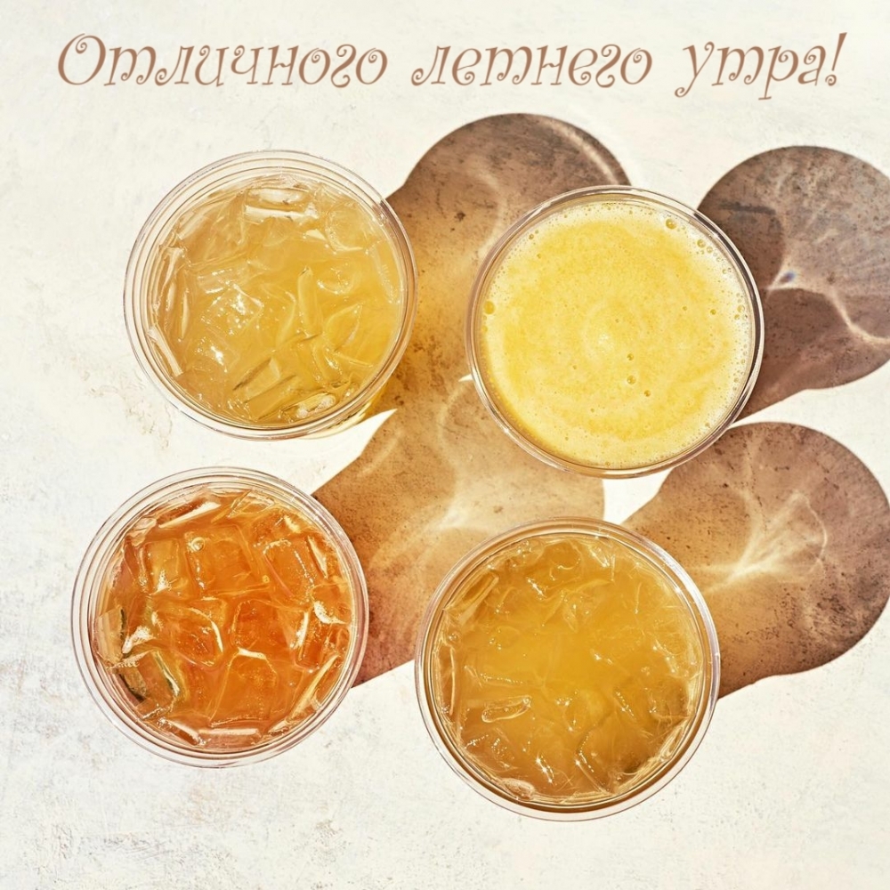 Отличного летнего утра!