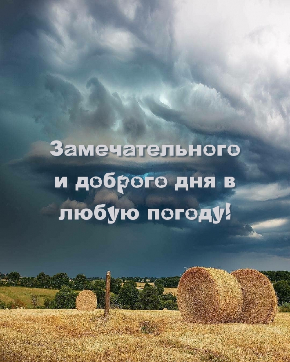 Замечательного и доброго дня в любую погоду!