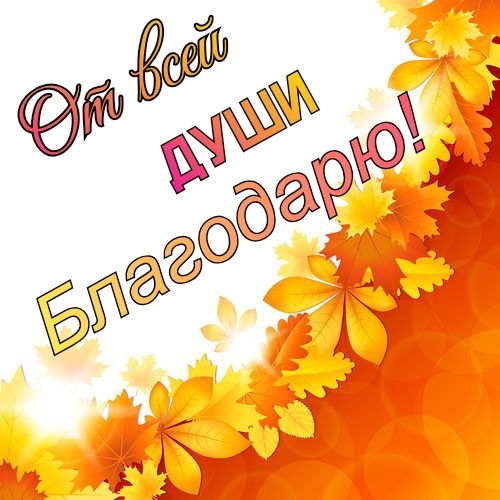 От всей души благодарю!