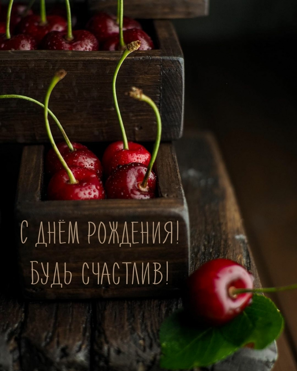 С днём рождения! Будь счастлив!