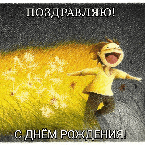 Поздравляю с днем рождения!