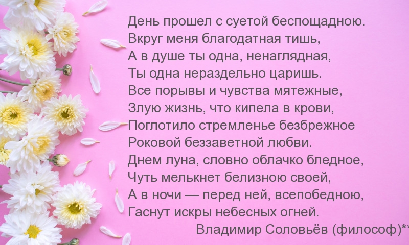 День прошел с суетой беспощадною.